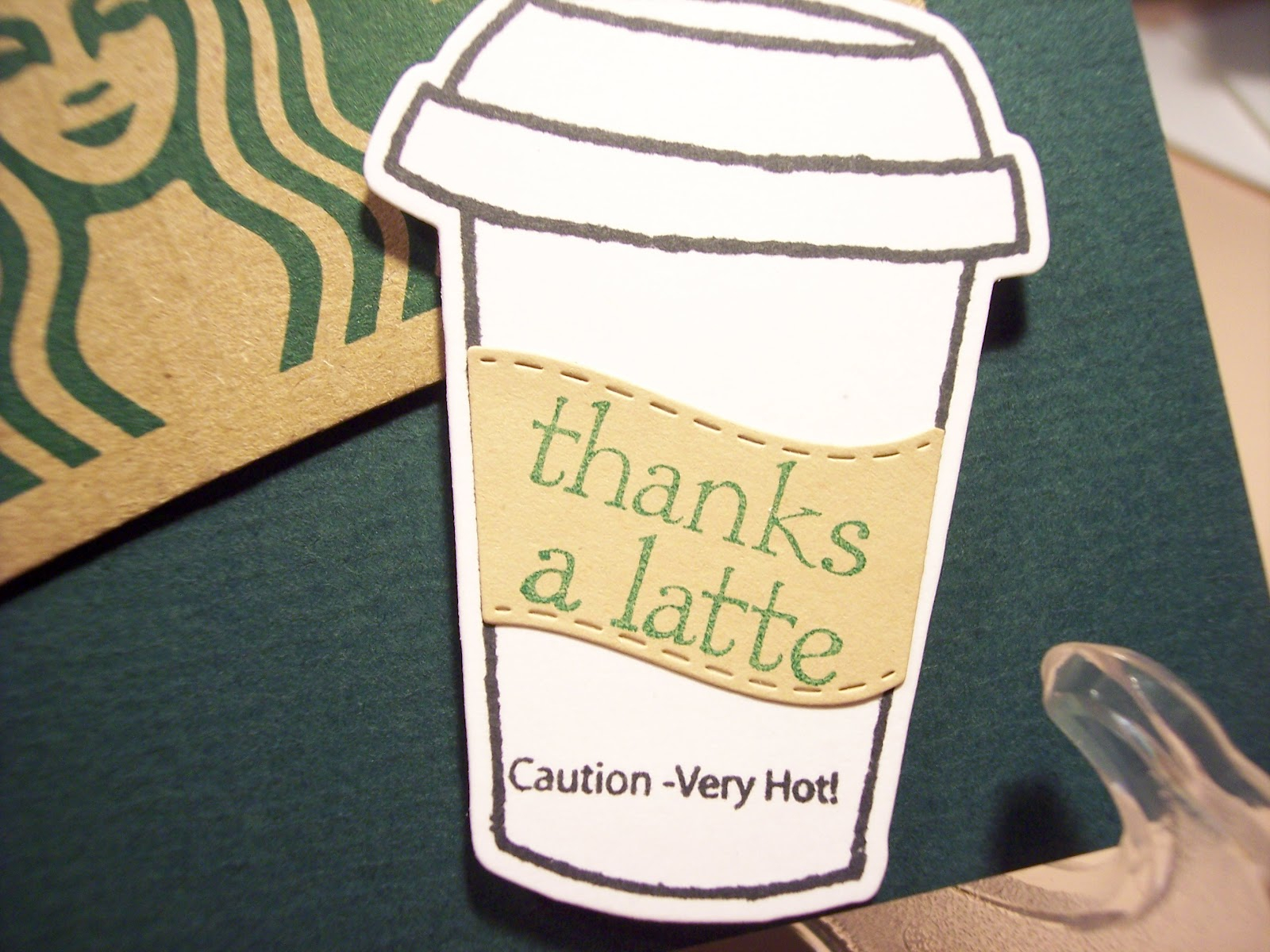 Christine's Creative Cards: Thanks A Latte With Regard To Thanks A Latte Card Template