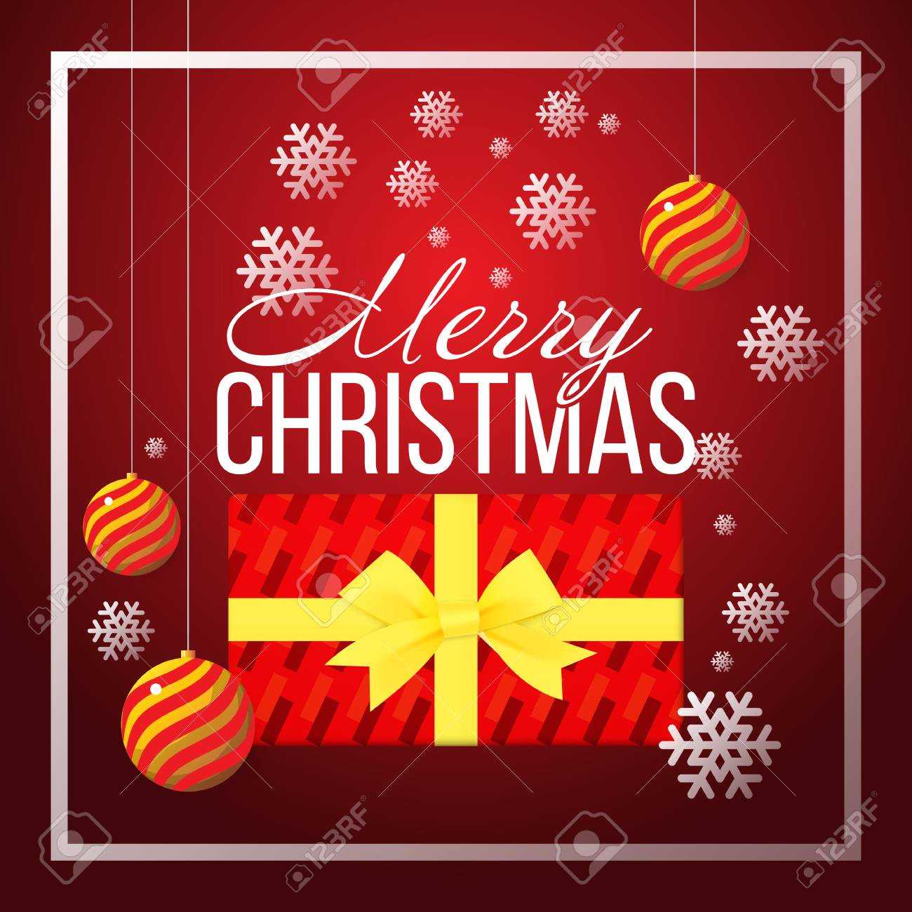 Christmas Banner Template Background With Merry Christmas Greeting.. Inside Merry Christmas Banner Template