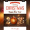 Christmas Brochure Template. Abstract Typographical Flyer Design.. With Christmas Brochure Templates Free