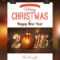 Christmas Brochure Template. Abstract Typographical Flyer Design.. With Christmas Brochure Templates Free