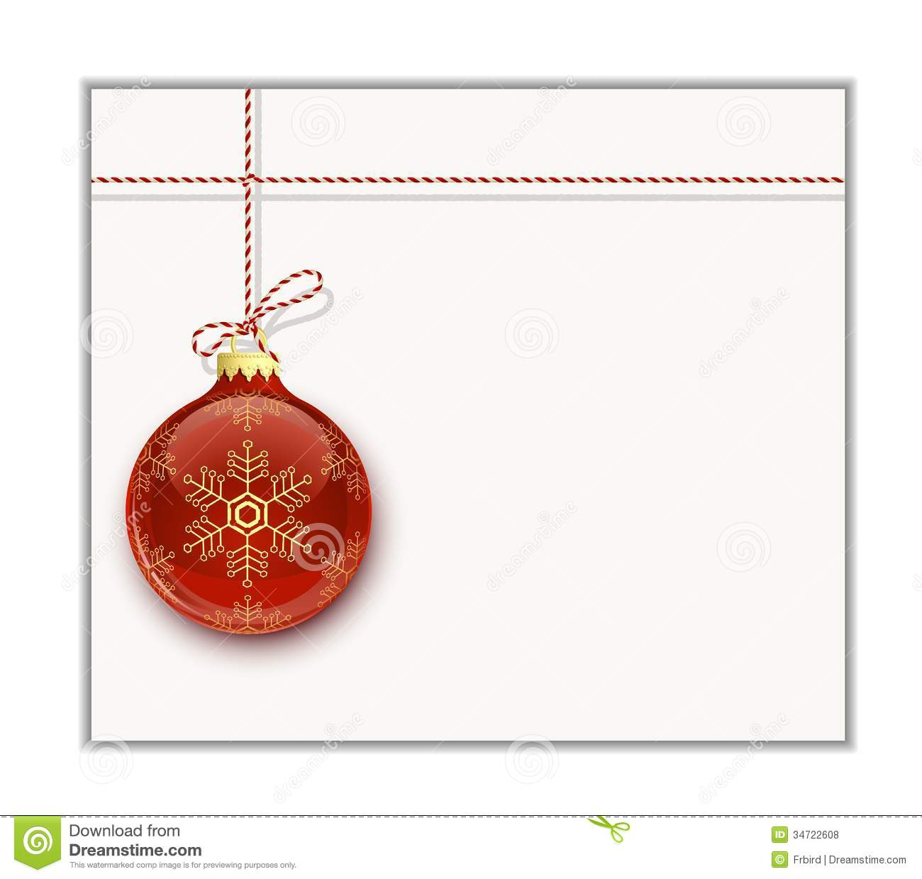 Christmas Card Template Stock Vector. Illustration Of Clip With Blank Christmas Card Templates Free