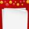 Christmas Card Template With Blank Paper And Mistletoes Eps For Blank Christmas Card Templates Free