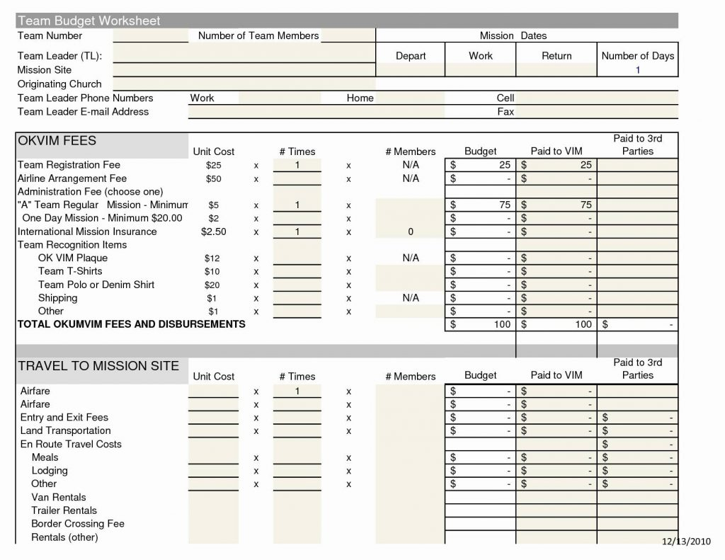 Church Budget Spreadsheet Sample Template Inspirational With Regard To Monthly Financial Report Template