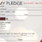 Church Pledge Form Template Hausn3Uc | Capital Campaign Regarding Free Pledge Card Template