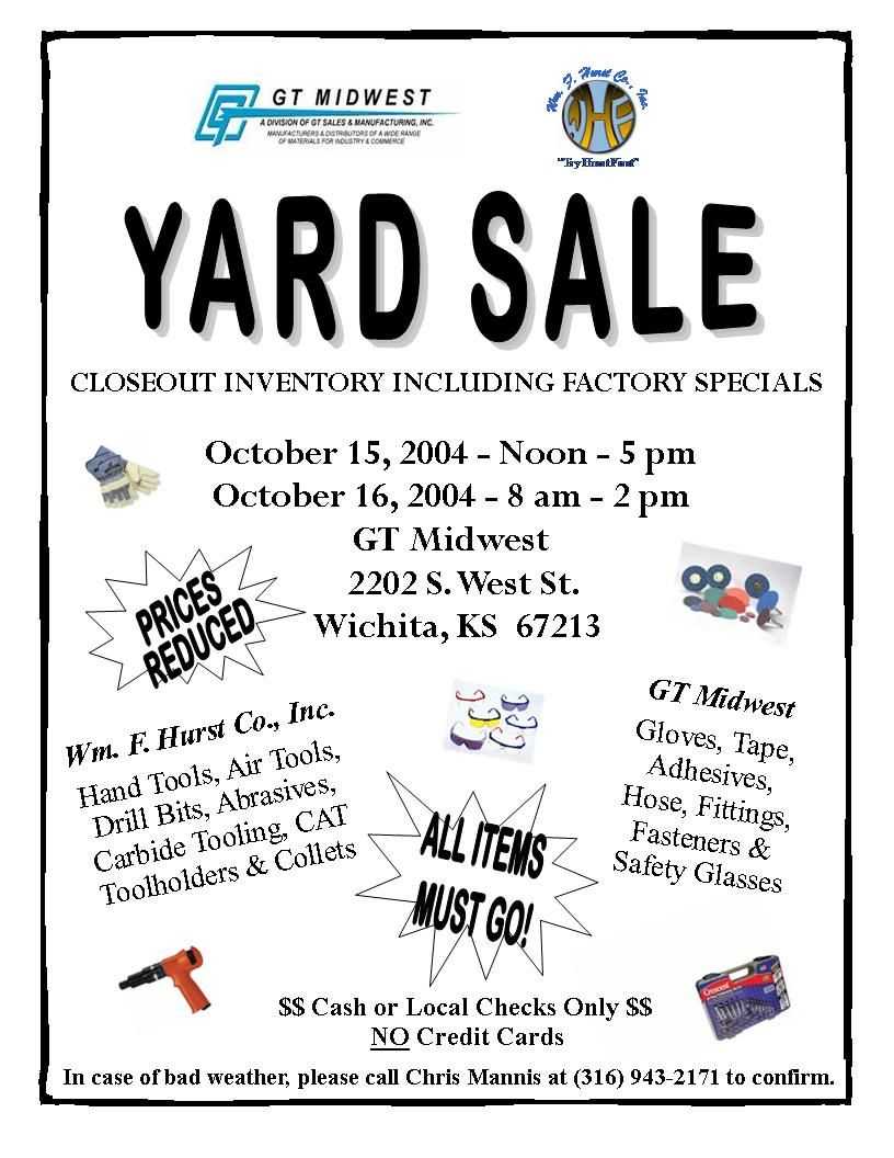 Church Yard Sale Flyer | Gt Midwest: Garage Sale | Projects In Garage Sale Flyer Template Word