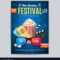 Cinema Movie Festival Poster Card Template With Regard To Film Festival Brochure Template