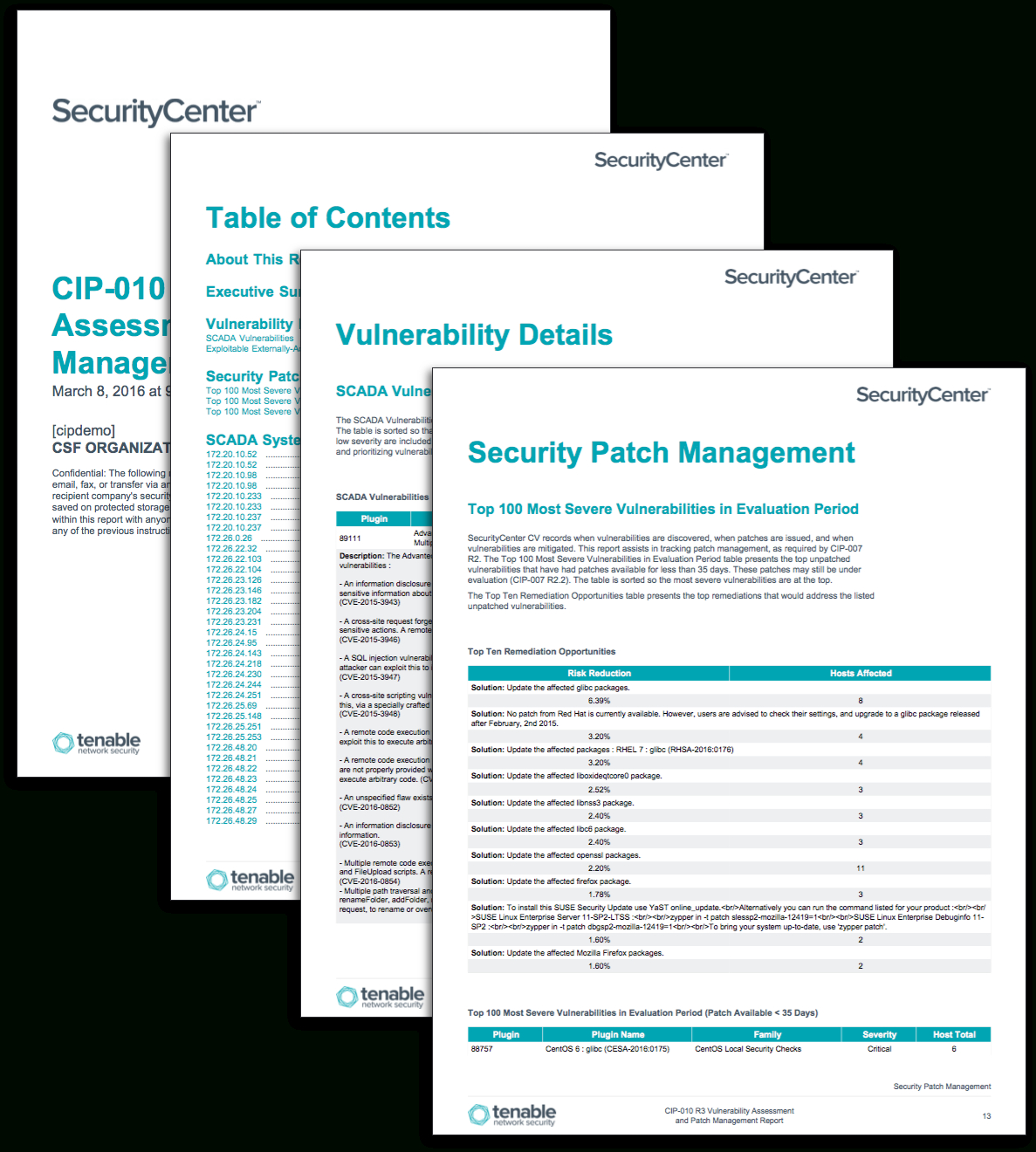Cip 010 R3 Vulnerability Assessment And Patch Management In Reliability Report Template