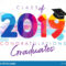 Class Of 2019 Year Graduation Banner, Awards Concept Stock Intended For Graduation Banner Template