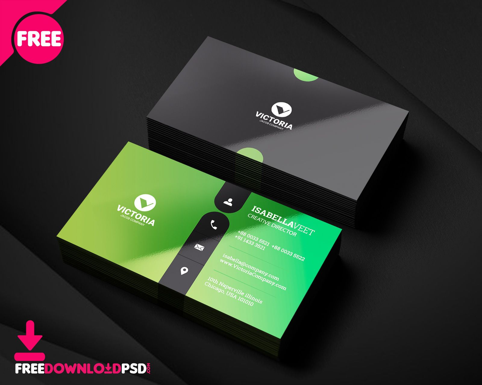 Clean Business Card, Minimalist Business Card Template Free With Regard To Unique Business Card Templates Free