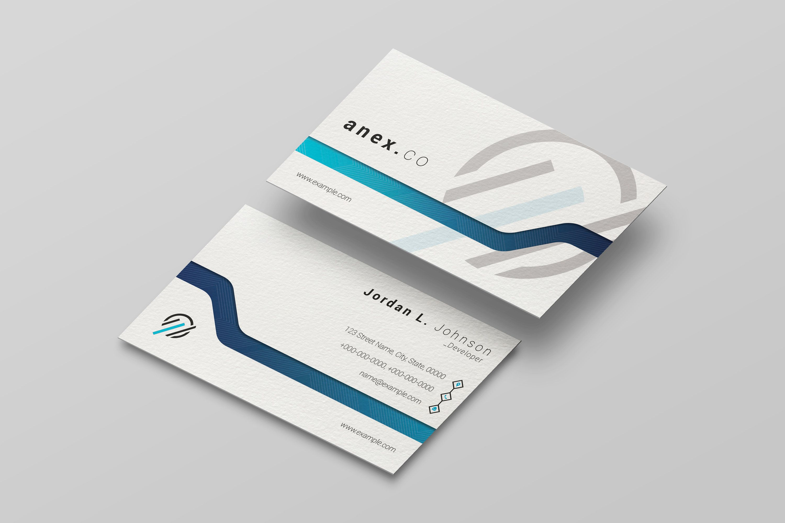 Clean Business Card Template | Professional Business Card With Regard To Professional Name Card Template