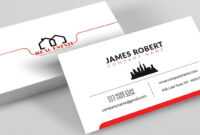 Clean Illustrator Business Card Design With Free Template Download in Visiting Card Illustrator Templates Download