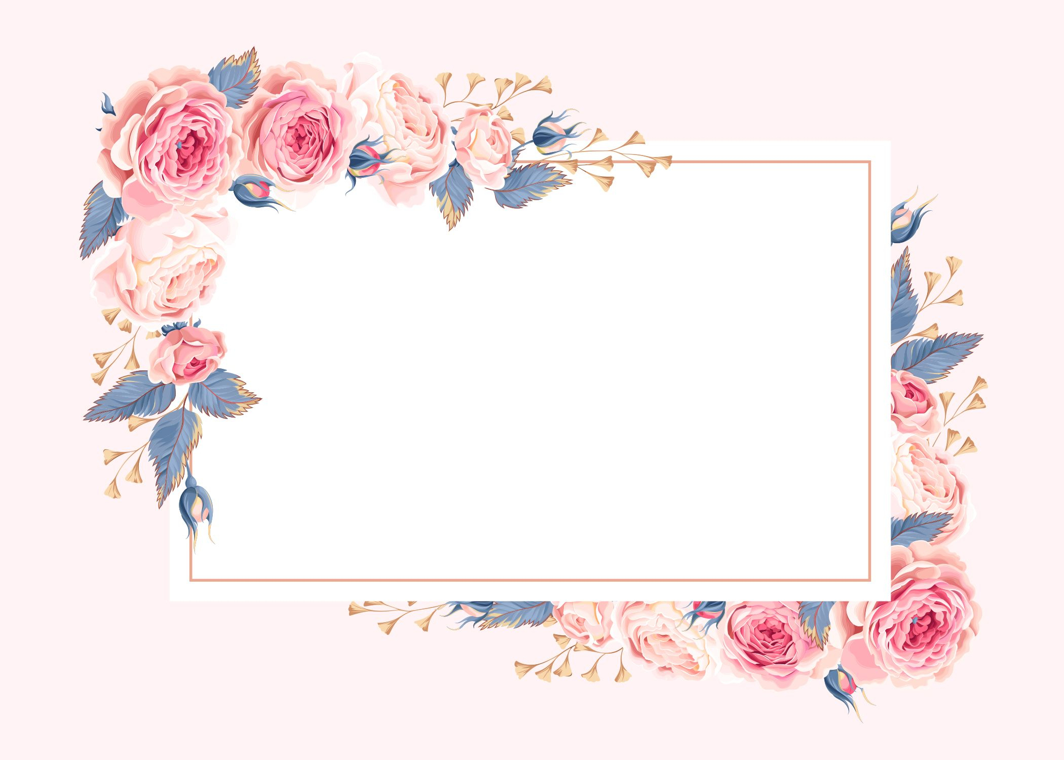 Climbing Roses - Rsvp Card Template (Free | My Cliche Future Regarding Free Printable Blank Greeting Card Templates