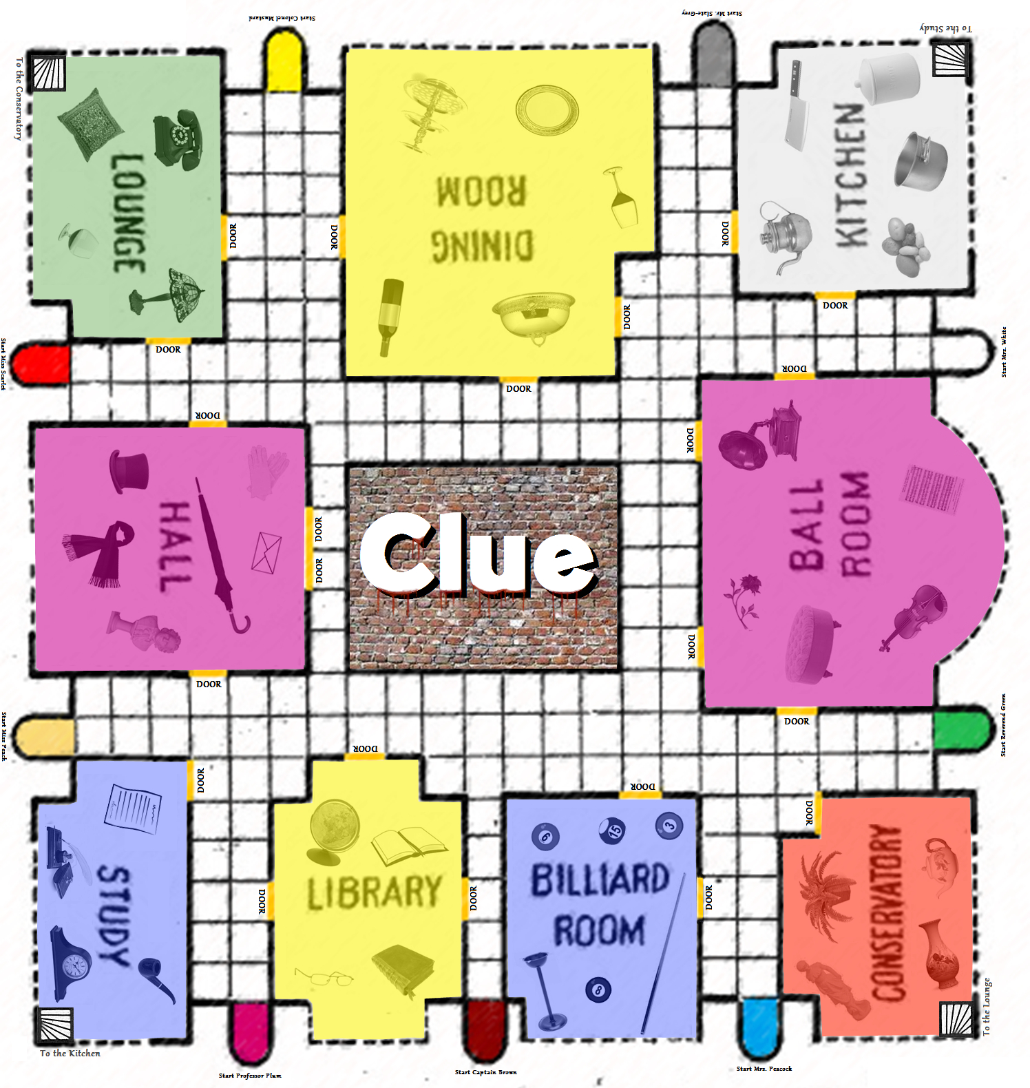 Clue Game Board Printable | Birthday - Spy Detective Mystery Inside Clue Card Template