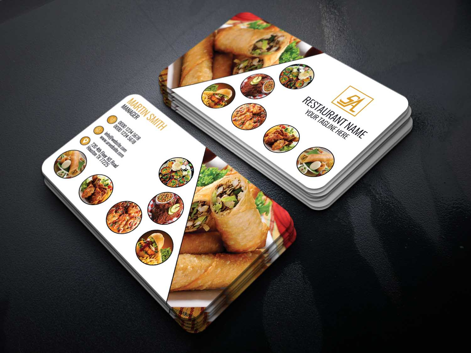 Code Graphic – Print, Icons, Fonts, Mockups Template Regarding Restaurant Business Cards Templates Free