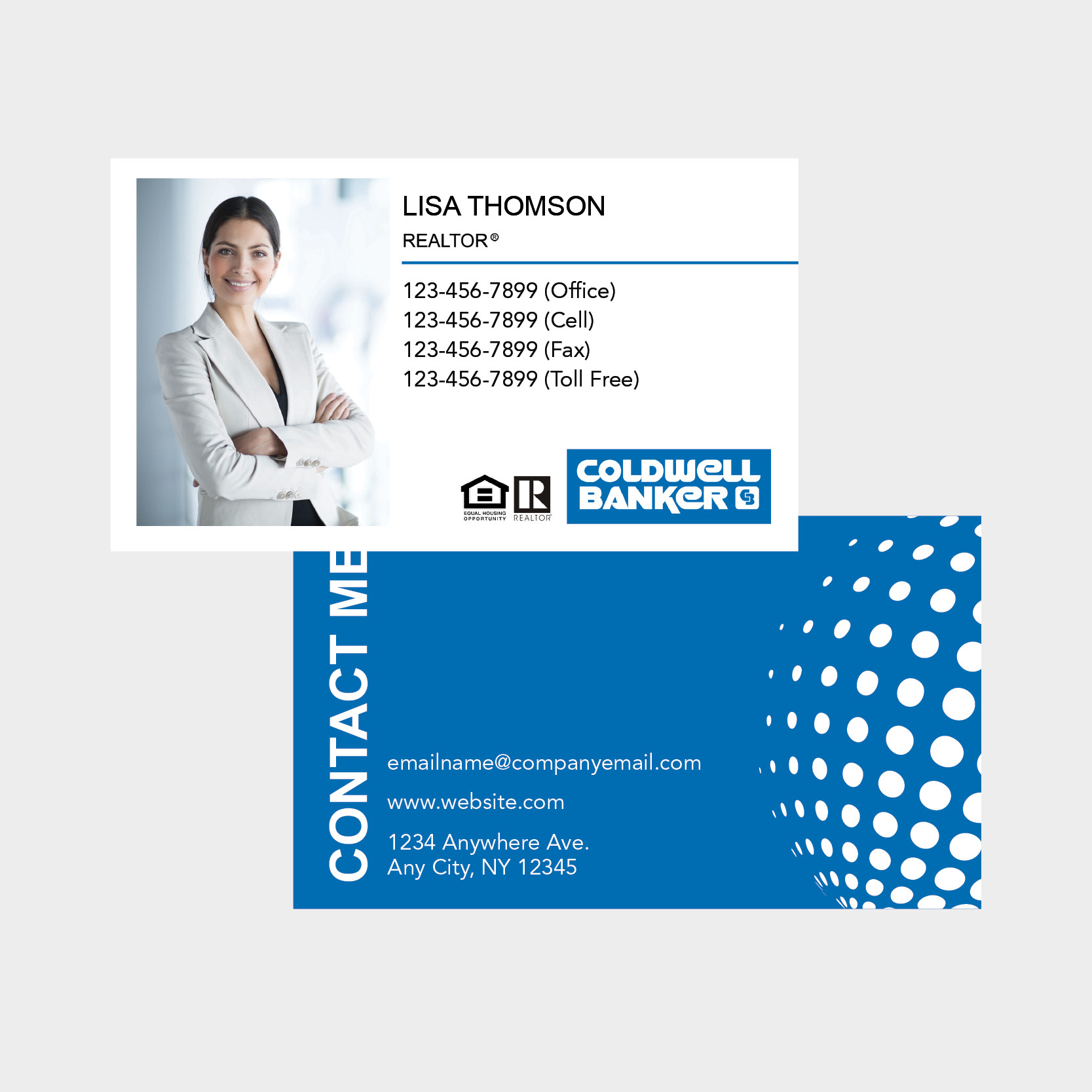 Coldwell Banker Business Cards Pertaining To Coldwell Banker Business Card Template