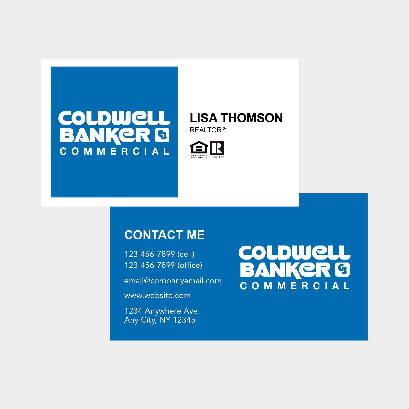 Coldwell Banker Business Cards With Coldwell Banker Business Card Template