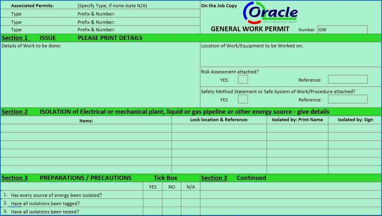 Collection Of Solutions For Electrical Isolation Certificate Throughout Electrical Isolation Certificate Template