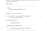 College Book Report Template | Book Report Outline Following with College Book Report Template