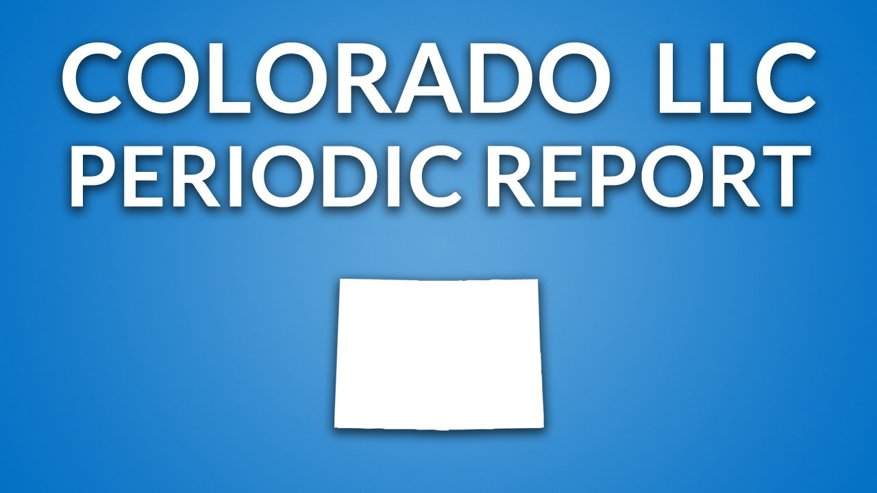 Colorado Llc – Annual Report (Periodic Report) Regarding Llc Annual Report Template