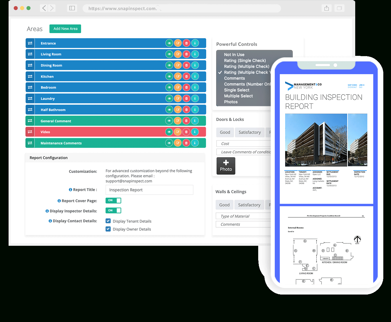 Commercial Property Inspection Software & Mobile App With Regard To Pre Purchase Building Inspection Report Template