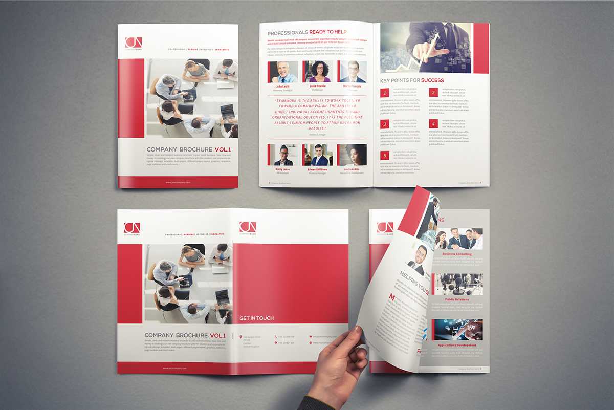 Company Brochure Template Vol.1 On Student Show With Regard To Student Brochure Template