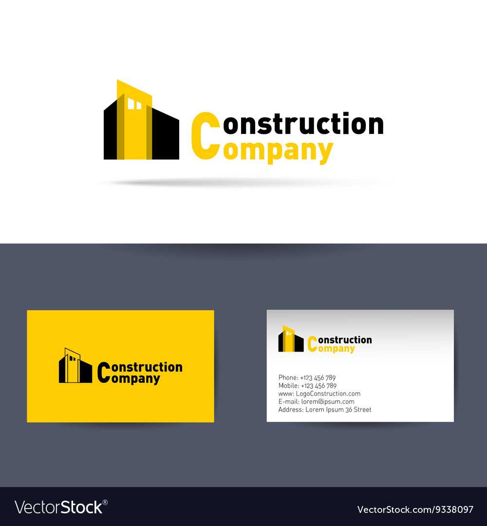 Construction Company Business Card Template Within Construction Business Card Templates Download Free