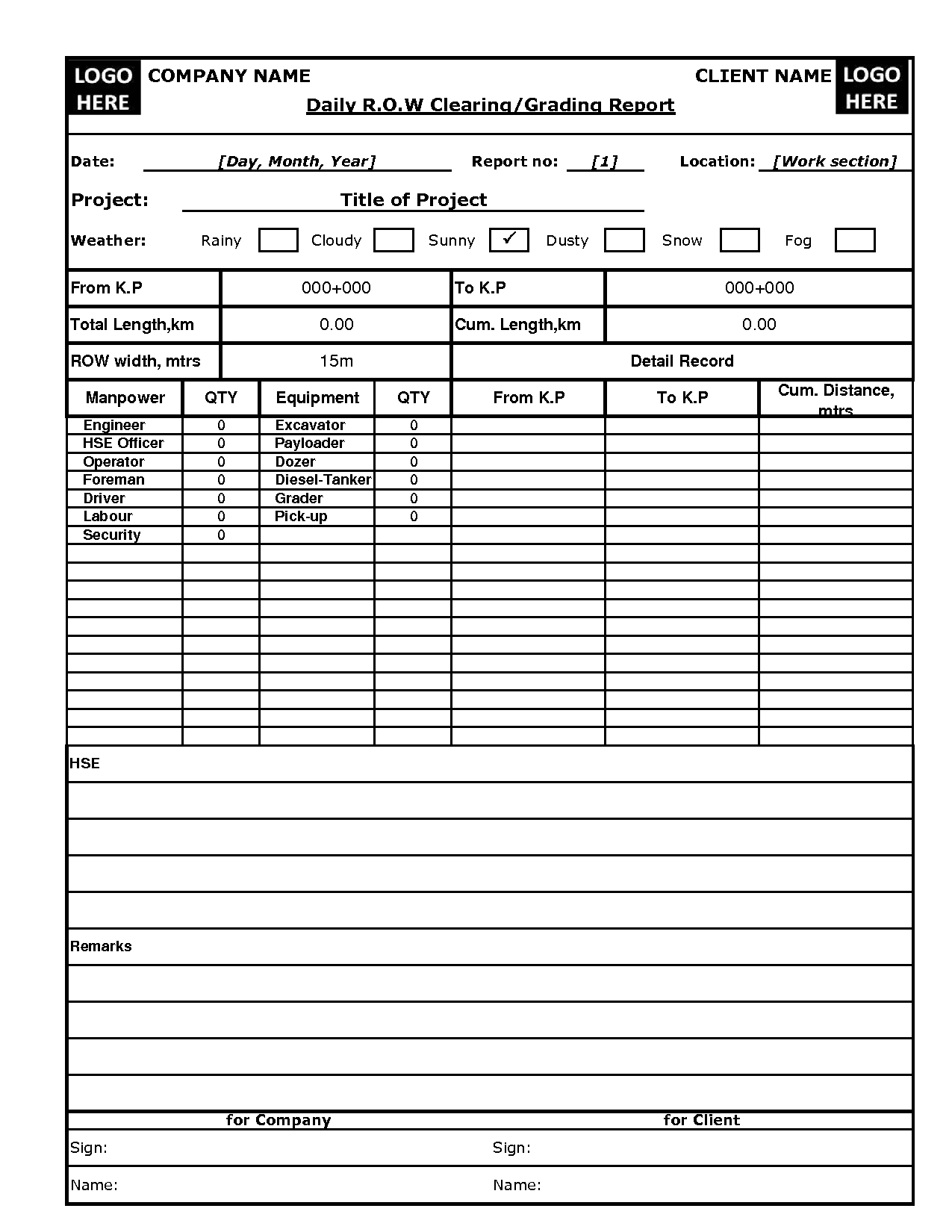 Construction Daily Report Template Excel | Agile Software For Software Development Status Report Template