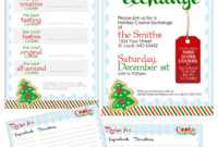 Cookie Exchange Party {Free Printables} - How To Nest For Less™ with Cookie Exchange Recipe Card Template