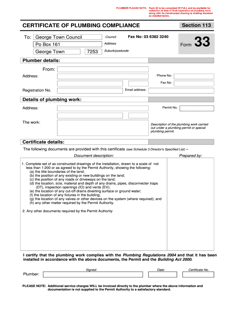 Copy Sample Of Electrical Certificate Compliance Plumbing In Certificate Of Compliance Template