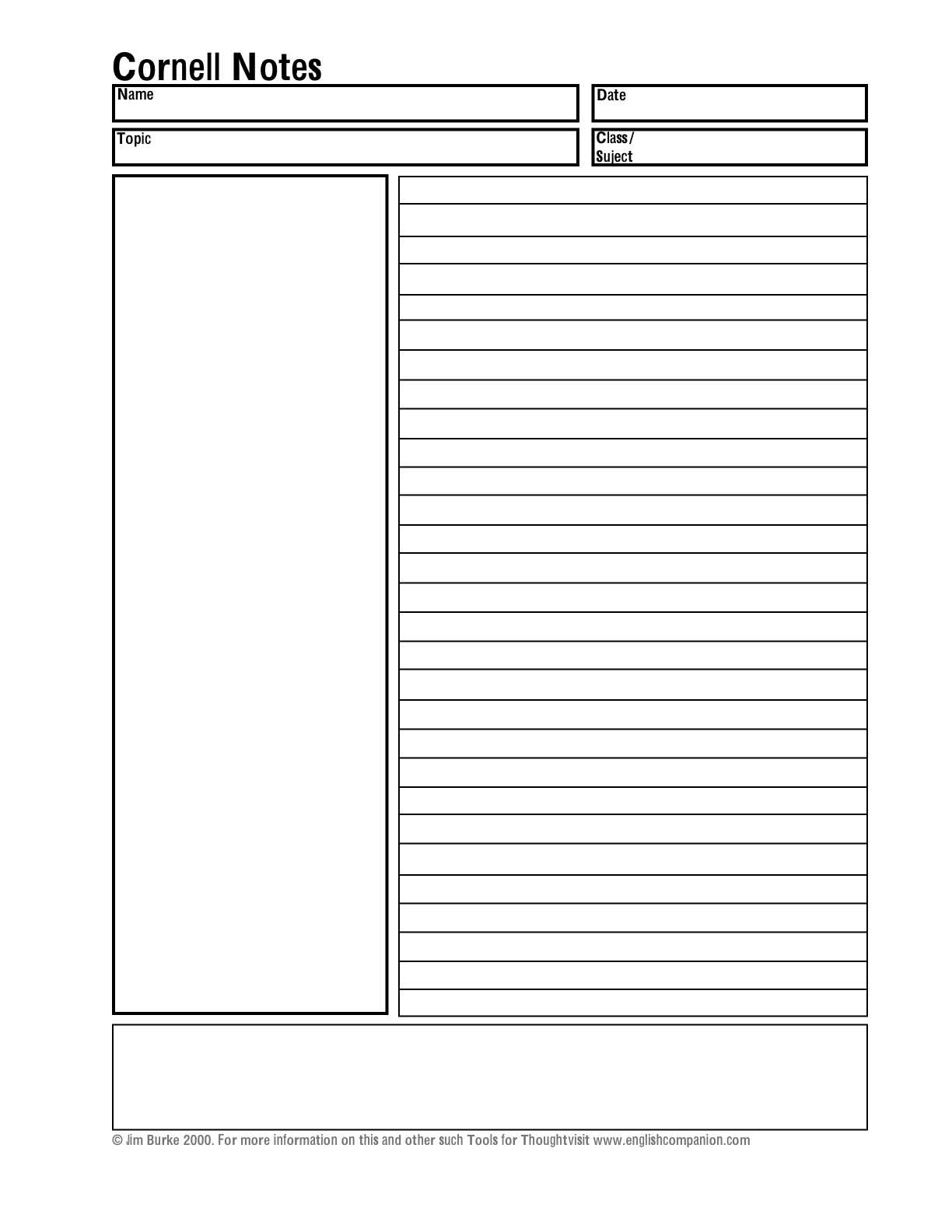 Cornell Notes Template Word Abq2Iv2D – وادي المشمش With Regard To Cornell Note Template Word