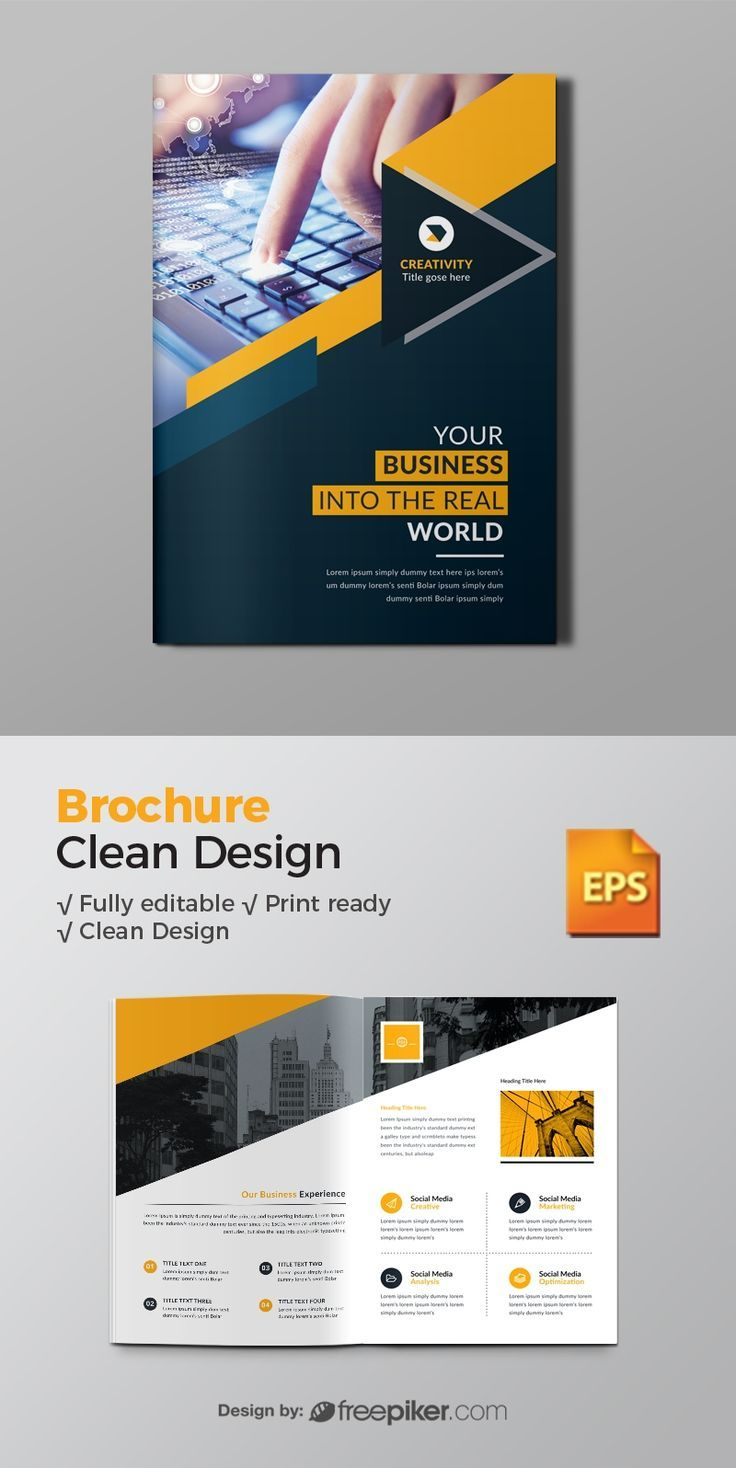 Corporate Bi Fold Brochure Bi Fold Brochure Psd Free Intended For Microsoft Word Brochure Template Free