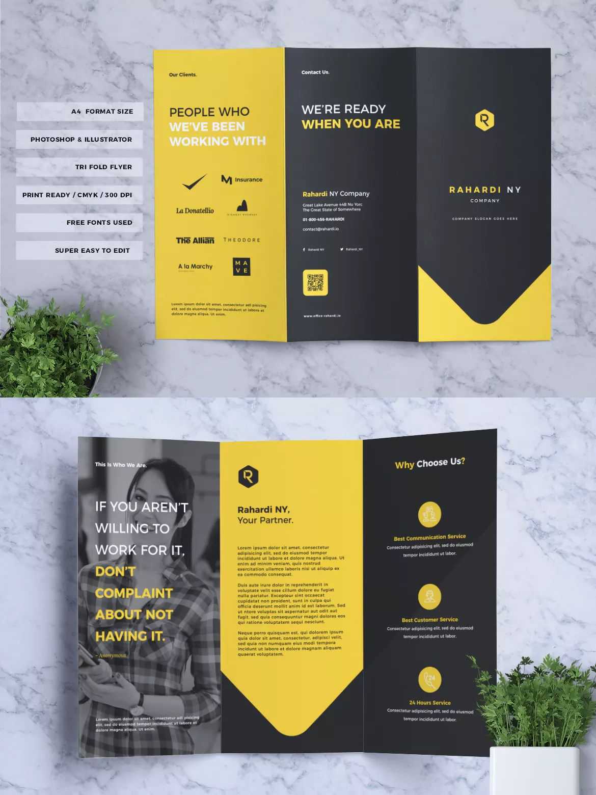 Corporate Business Tri Fold Brochure Template Psd, Ai, Eps Inside 3 Fold Brochure Template Psd