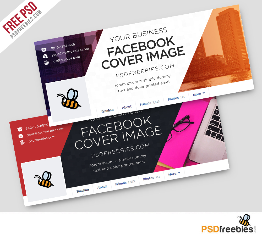 Corporate Facebook Covers Free Psd Template | Psdfreebies Regarding Facebook Banner Template Psd