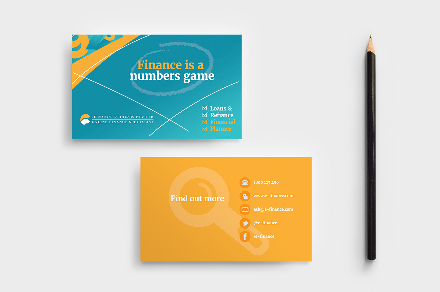 Corporate Finance Business Card Template In Psd, Ai Throughout Create Business Card Template Photoshop