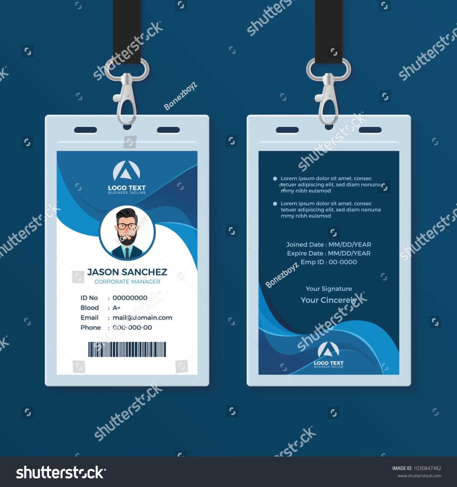 Corporate Id Card Design Template Id#corporate#card#template In Spy Id Card Template