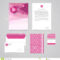 Corporate Identity Design Template. Documentation For Within Business Card Letterhead Envelope Template