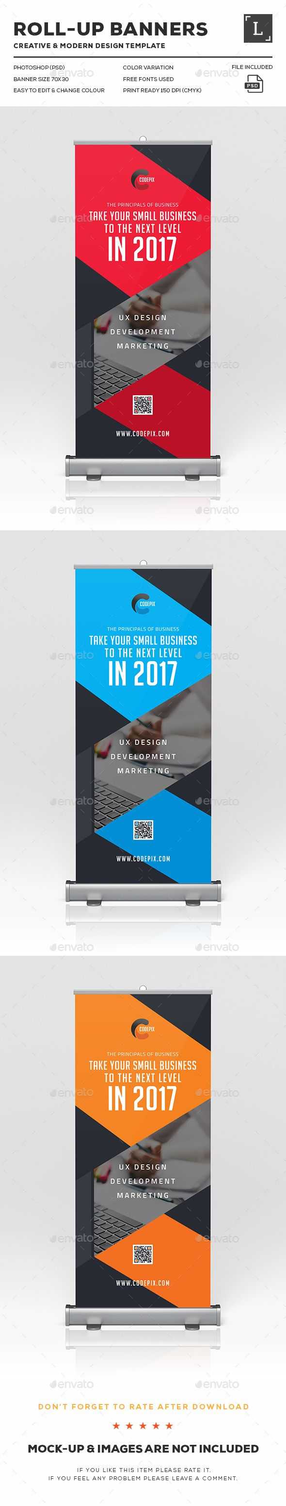 Corporate Roll Up Banner Design Template – Signage Print Throughout Vinyl Banner Design Templates