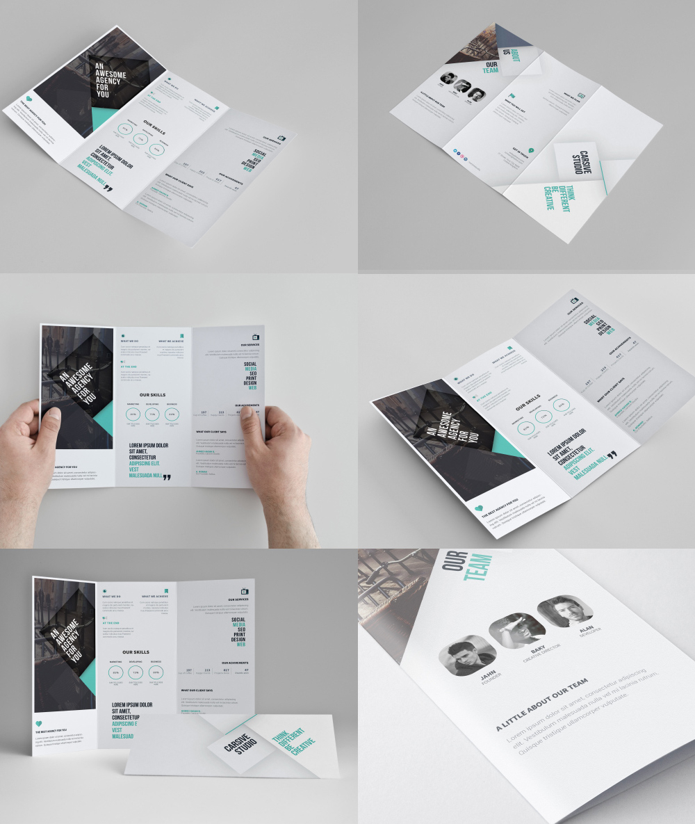 Corporate Tri Fold Brochure Template Free Psd – Download Psd Pertaining To 3 Fold Brochure Template Psd Free Download