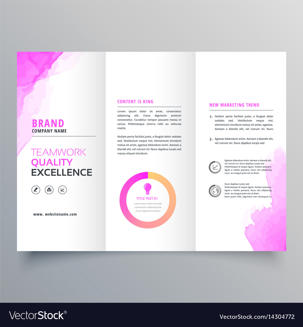 Corporate Tri Fold Brochure Template Templates Free Word Psd With Regard To Brochure Templates For Word 2007