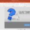Create A Quiz In Powerpoint With Quiz Tabs Powerpoint Template Pertaining To How To Create A Template In Powerpoint