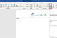 Create A Word Letterhead Template | Productivity Portfolio in Header Templates For Word