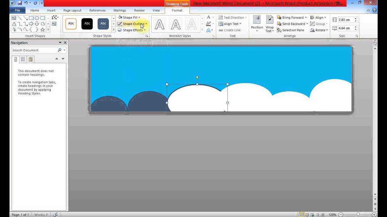 Create Banner Using Ms Word With Microsoft Word Banner Template