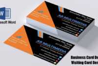 Create Business Card Template In Word | Creative-Atoms throughout Business Card Template Word 2010