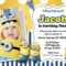 Create Own Minion Birthday Invitations Templates For Create Regarding Minion Card Template