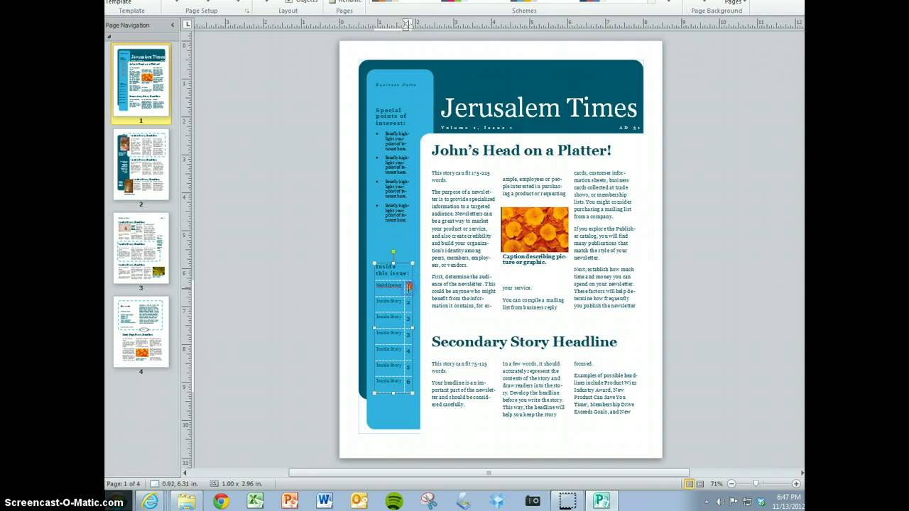 Create Your Magazine Content Within Magazine Ad Template Throughout Magazine Ad Template Word