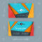 Creative And Clean Business Card Template With Material Design.. Within Web Design Business Cards Templates