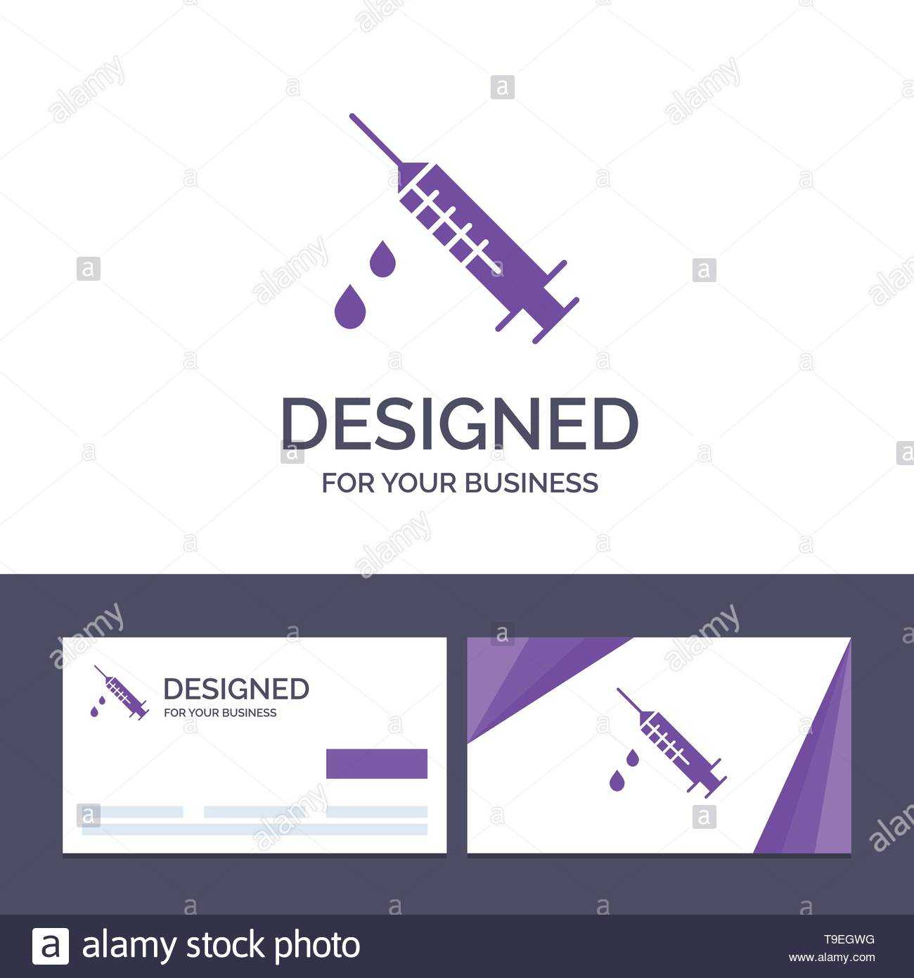 Creative Business Card And Logo Template Dope, Injection In Dope Card Template