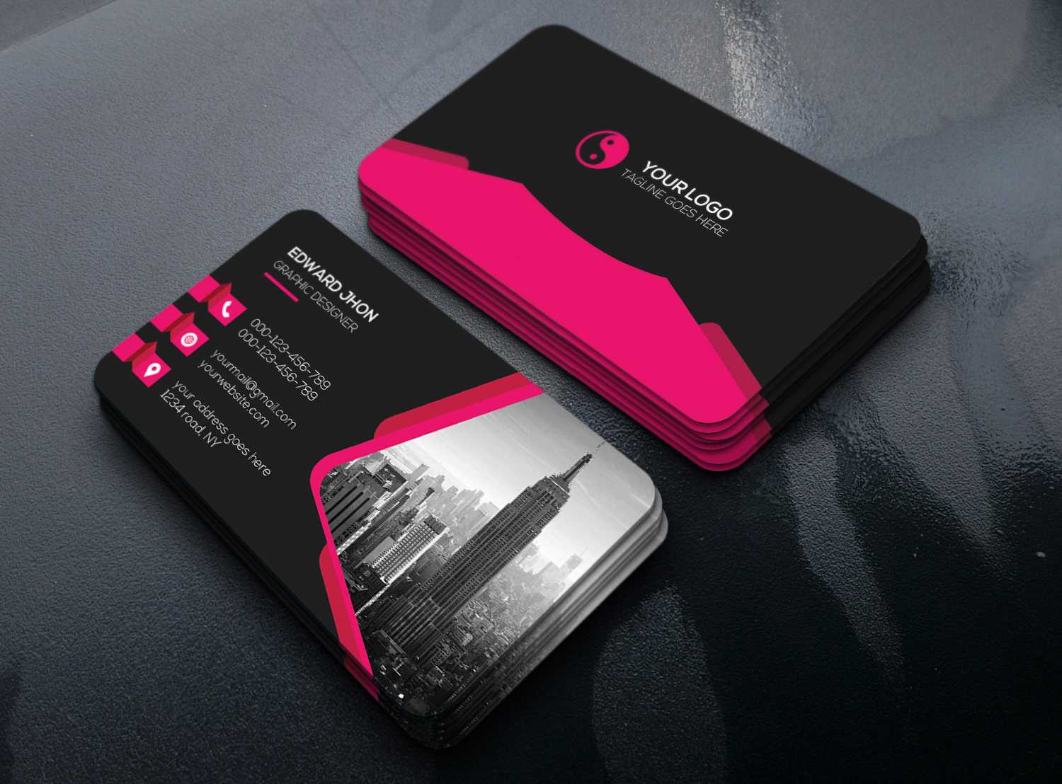 Creative Business Card Free Psd Template – Download Psd Pertaining To Free Psd Visiting Card Templates Download