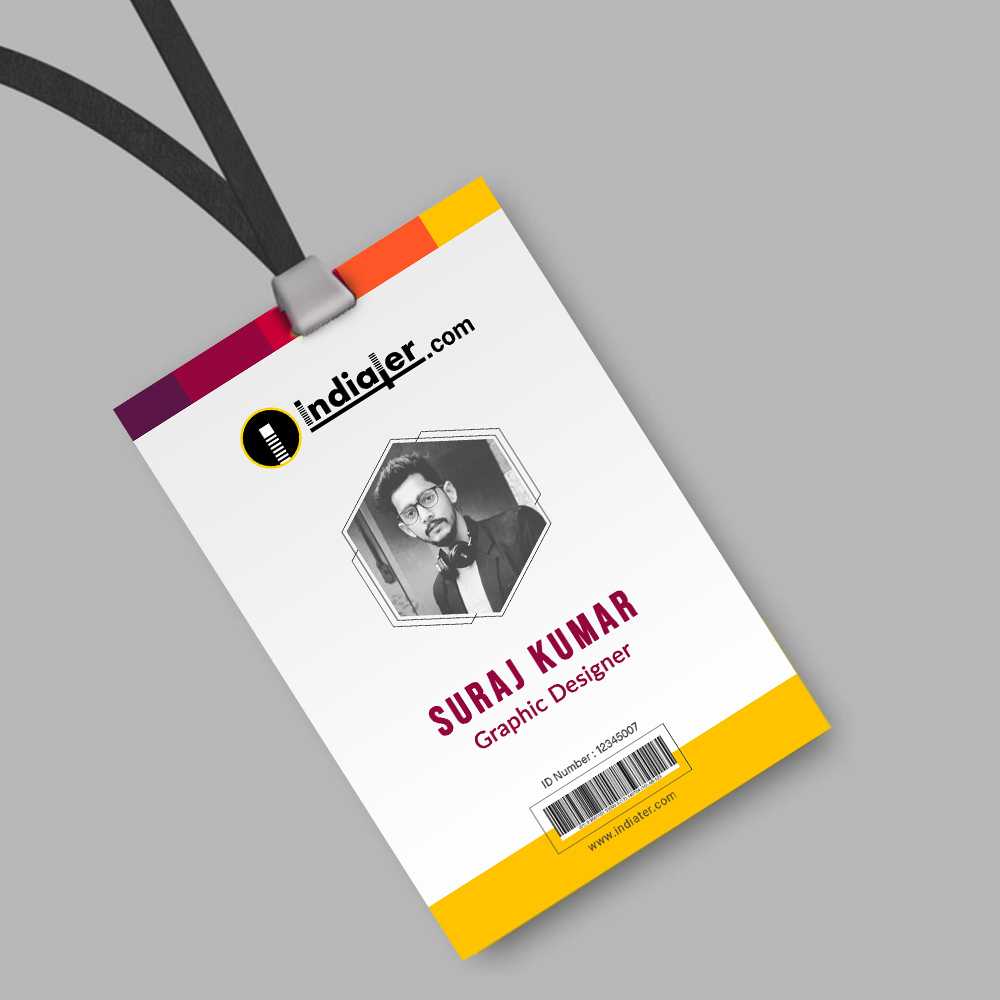 Creative Corporate Official Id Card Template Psd Free – Indiater For Photographer Id Card Template