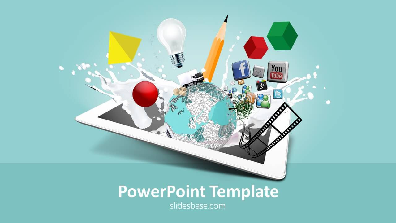 Creative Design Powerpoint Template Regarding Multimedia Powerpoint Templates
